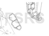 Elring Gasket oil filter housing Opel Agila Astra Corsa Meriva Tigra A10XEP X10XE Z10XE Z10XEP A12XEL A12XER X12XE Z12XE Z12XEP A14XEL A14XER Z14XEL Z14XEP