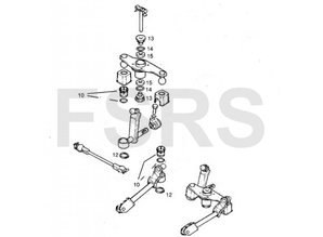Repair kit gearshift linkage Opel Astra-F Calibra Kadett-E Vectra-A