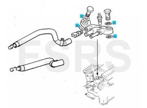 Opel Seal ring 16,2mm heater hose adaptor Opel Calibra Omega Sintra Vectra X25XE Y26SE X30XE Y32SE