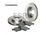 Opel Complete set brake disks and pads front Opel Corsa-C
