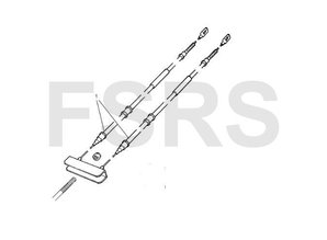 AM Handremkabel Opel Calibra Vectra-A