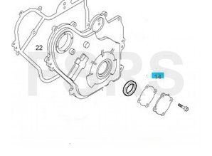 Opel Gasket cover oil pump Opel Astra Insignia Opel GT Signum Speedster Vectra Zafira Z20NET Z20NHH A20NHT A20NFT Z20NHH Z22SE Z22YH