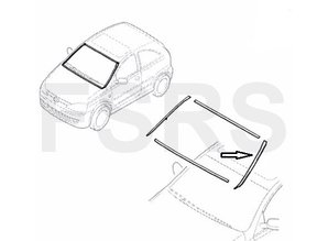 Opel Voorruitrubber links Opel Corsa-C