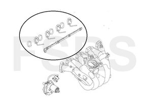 Opel Repair kit induction manifold Astra-H / Signum / Vectra-C / Zafira-B Z22YH