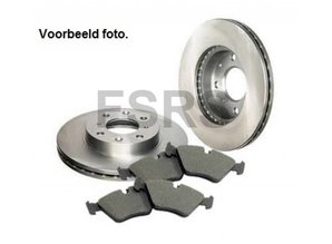 Opel Kit brake pads and discs front Opel Astra-G / Zafira-A 5-studs