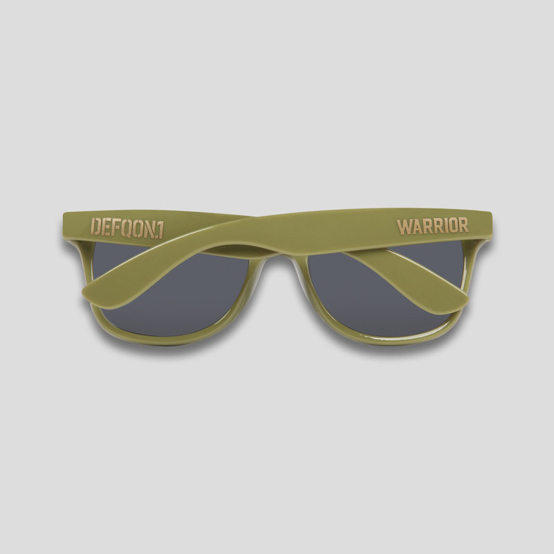 Defqon.1 sunglasses army green/gold