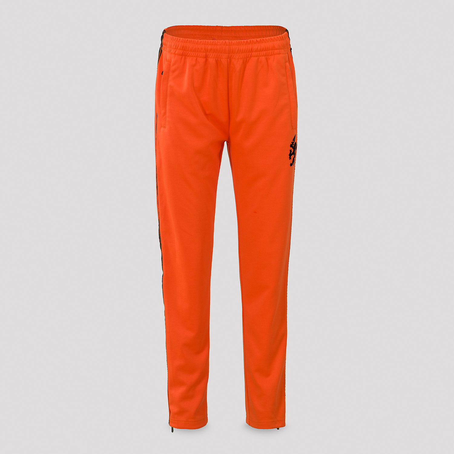 orange track pants