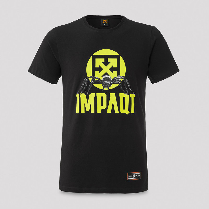 Impaqt Spider t-shirt black/yellow