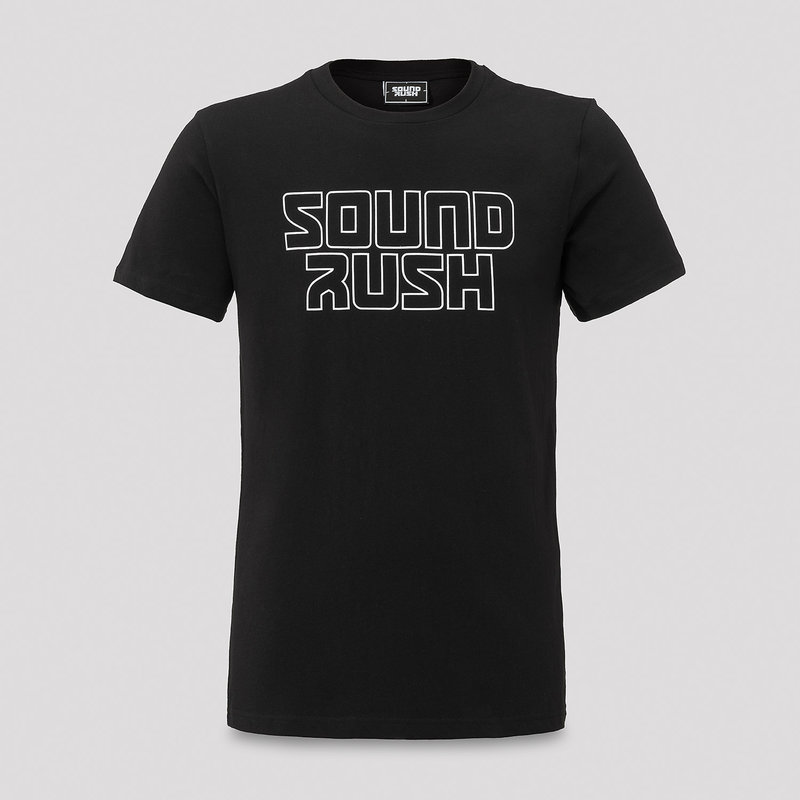 Sound Rush t-shirt black/white