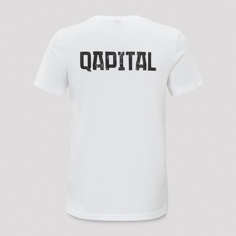 Qapital t-shirt white/black