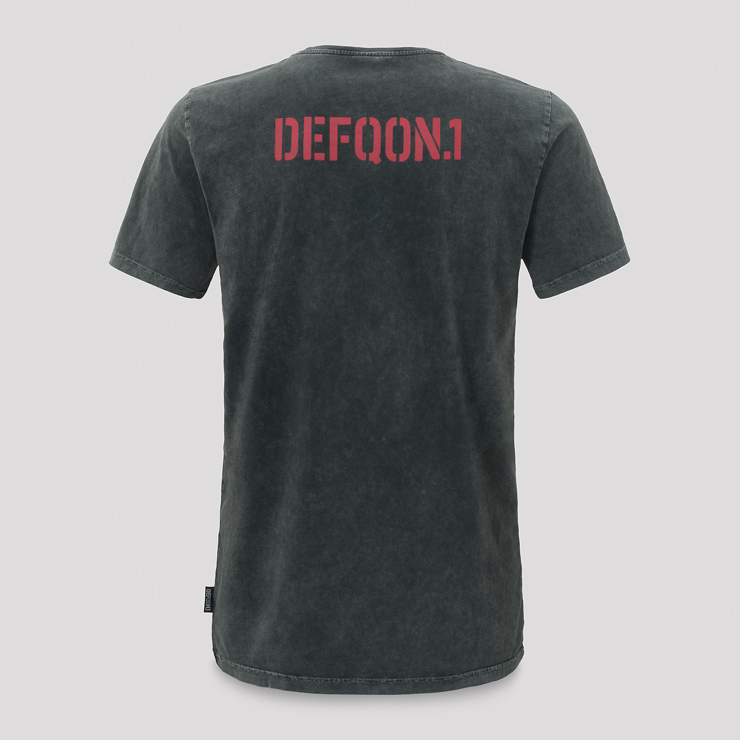 Defqon.1 T-shirt acid wash/red men - Q 