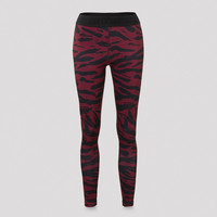 Defqon.1 zebra legging red/black