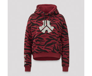 hoodie red black