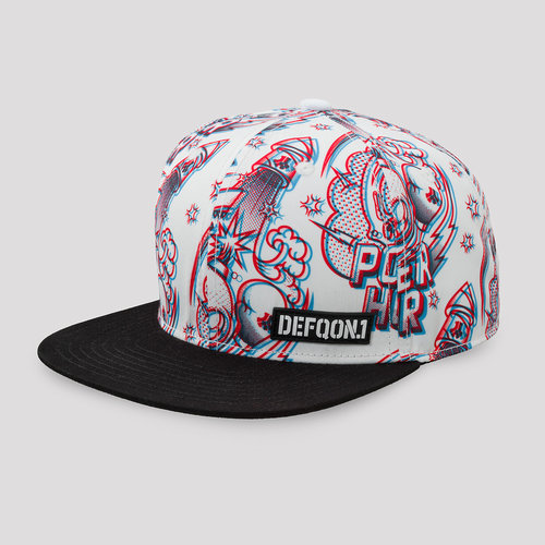 Defqon.1 Power Hour snapback white 