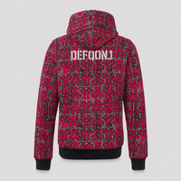 Defqon.1 hoodie red/pattern