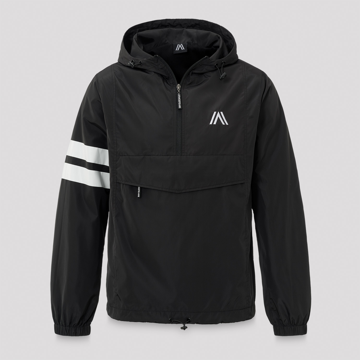 Atmozfears wind jacket black/white men 