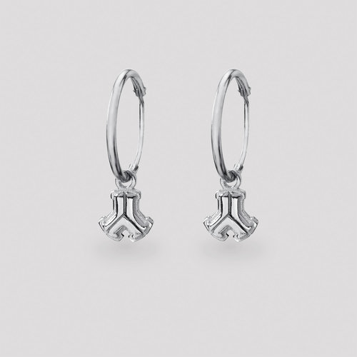 Defqon.1 earrings silver