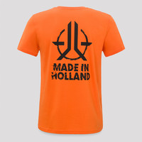 Roughstate t-shirt orange/black