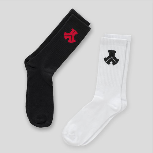 Defqon.1 socks 2-pack black/white