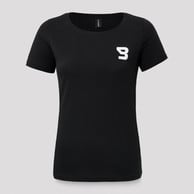 B-Front t-shirt black/white