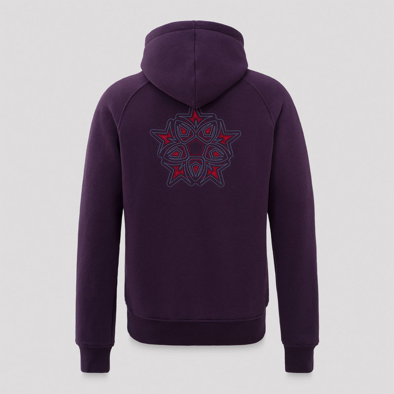 Qlimax hoodie purple/red