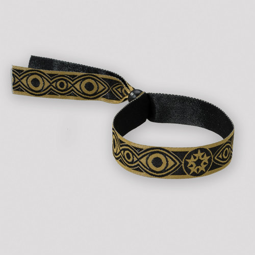 Qlimax woven bracelet black/gold