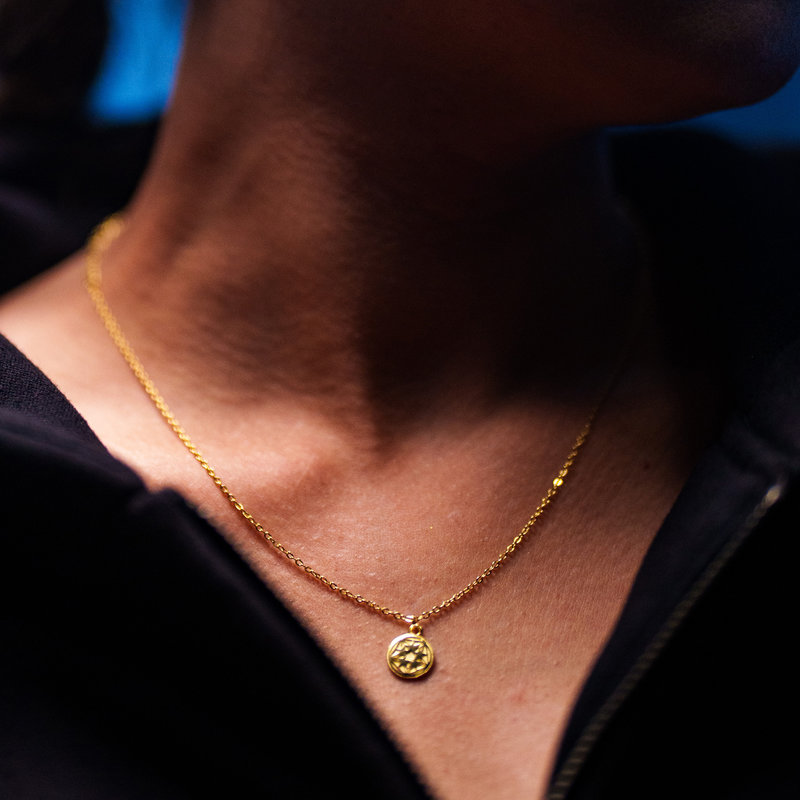 Qlimax necklace gold plated - Q-dance