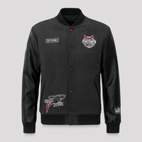 Defqon.1 varsity jacket black/grey