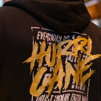 Ran-D hoodie hurricane black/gold
