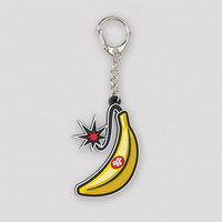 Defqon.1 keychain banana yellow/red