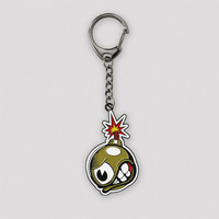 Defqon.1 keychain bomb gold/red