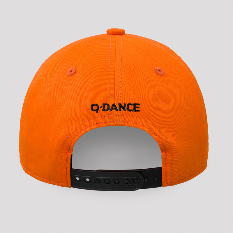 Q-dance baseball cap orange/black