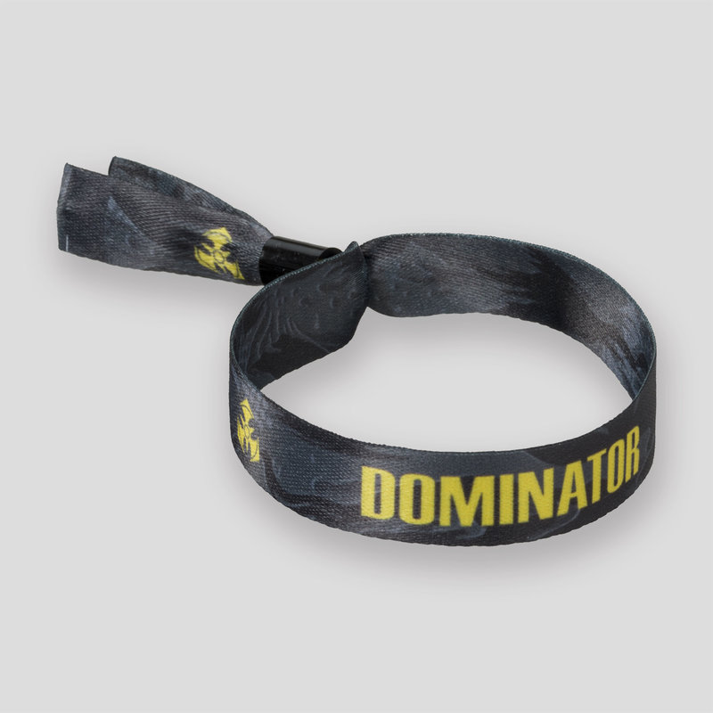 Dominator wristband grey/yellow