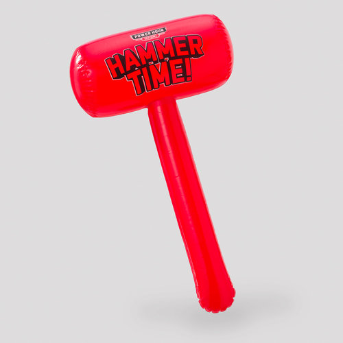 Power Hour Hammer Time inflatable red/black