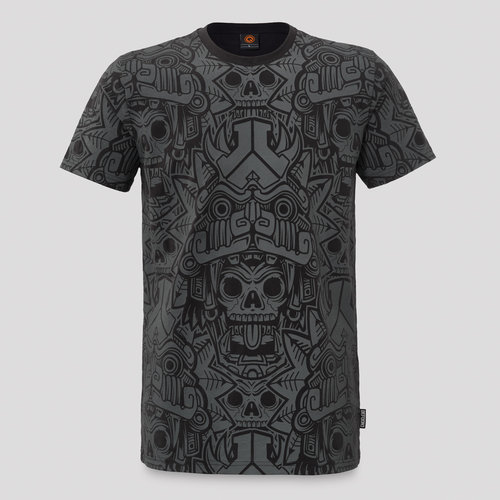 Defqon.1 t-shirt all over grey/black