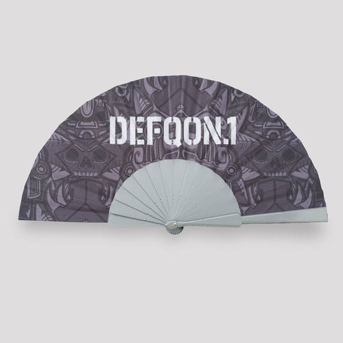 Defqon.1 handfan grey/white