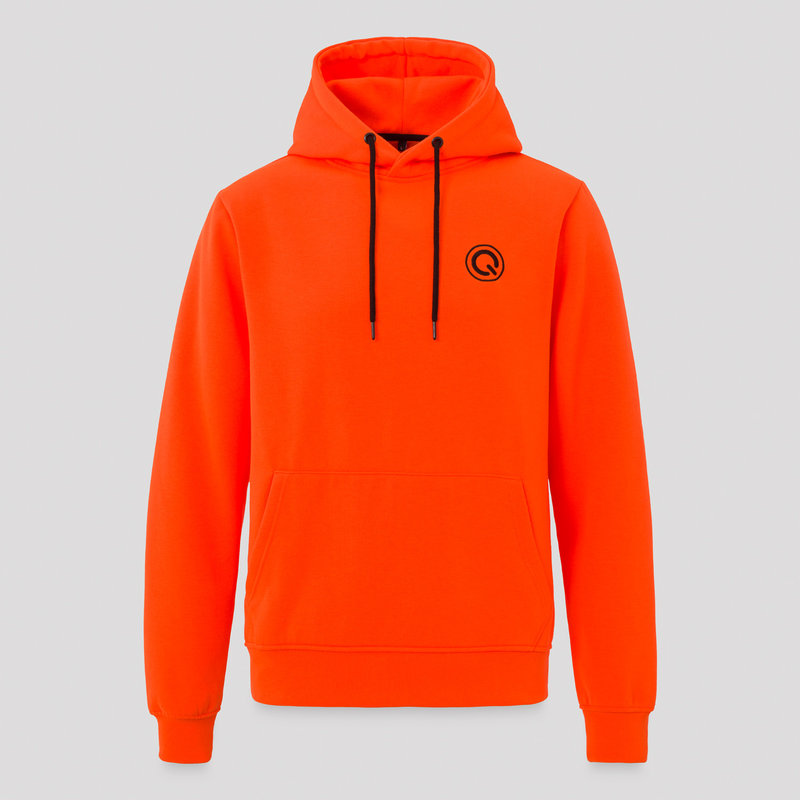 Q-dance hoodie orange/black