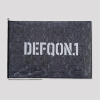 Defqon.1 event flag grey/white