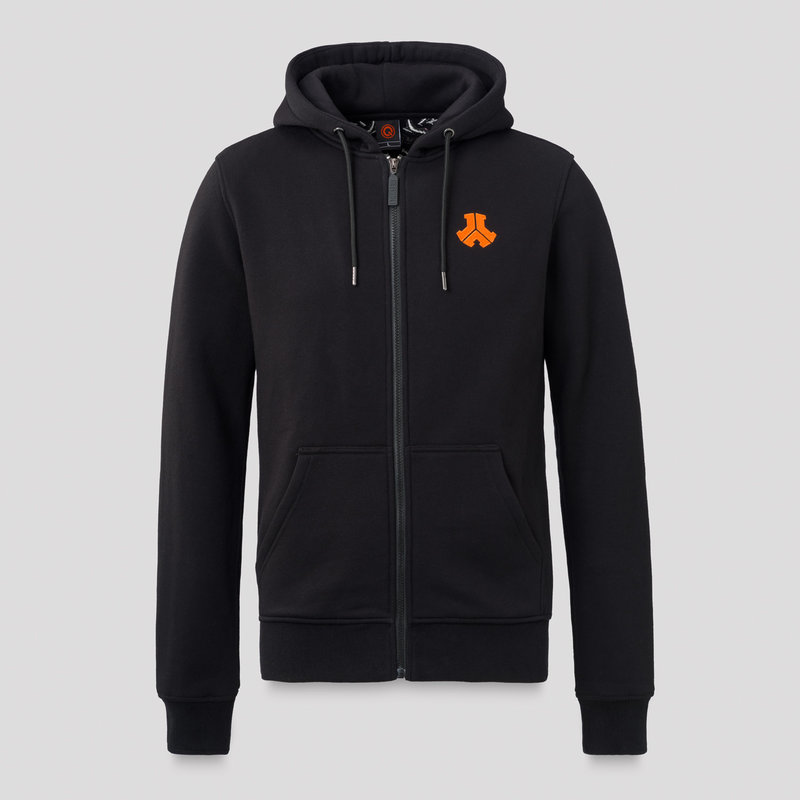 Defqon.1 hooded zip black/orange