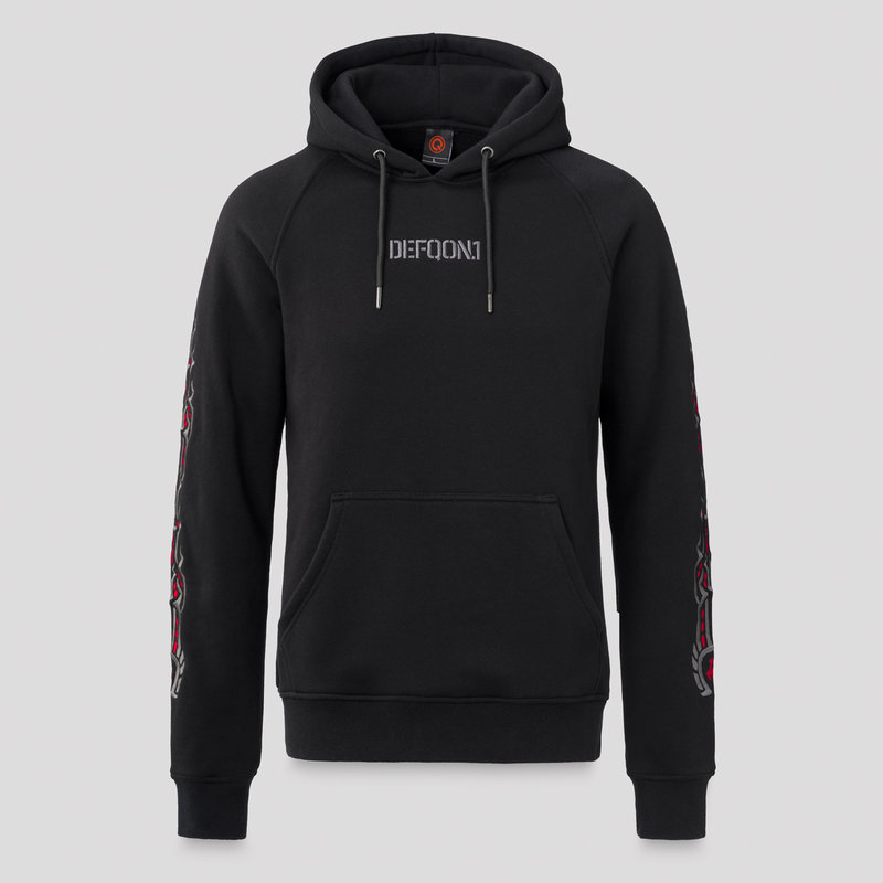 Defqon.1 hoodie black/red