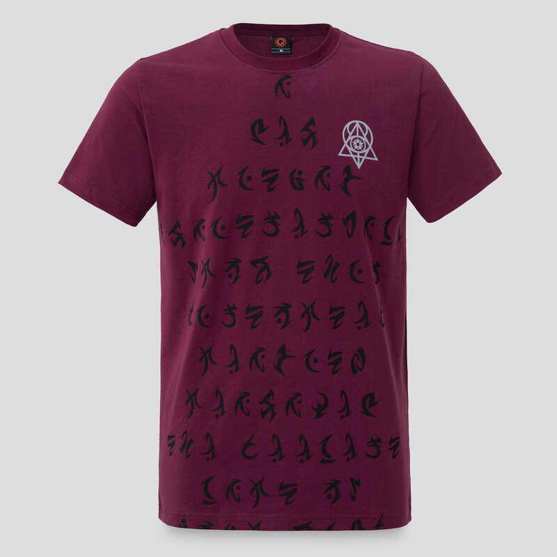 Qlimax t-shirt aubergine/black