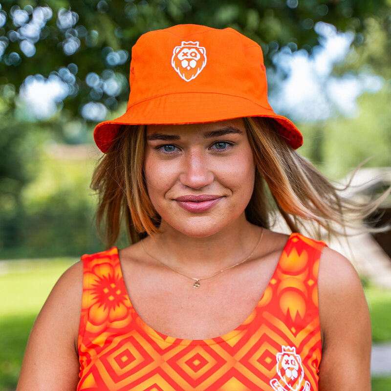 X-Qlusive Holland Reversible bucket hat orange