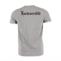 Hardcore 4 Life t-shirt heather grey/black