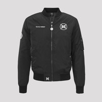 B2S bomber jacket black/white