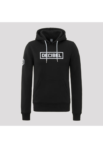 Decibel hoodie black/white 