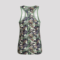 Pussy Lounge tanktop army/pink