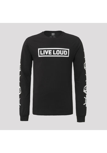 Decibel longsleeve black/white 