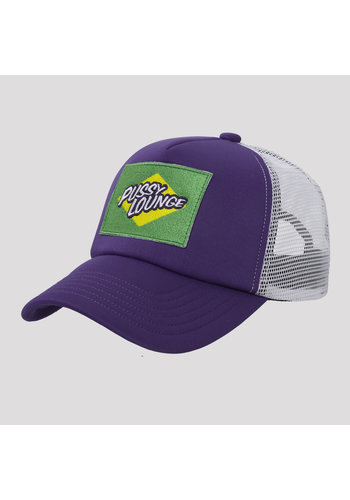 Pussy Lounge trucker cap purple/green 
