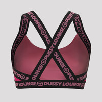 Pussy Lounge sport bra pink/black