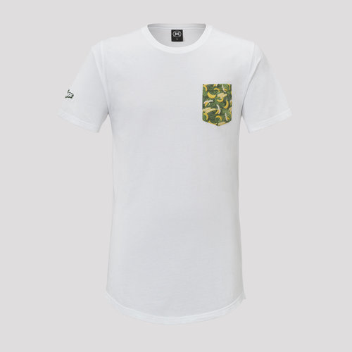 Pussy Lounge t-shirt white/banana 